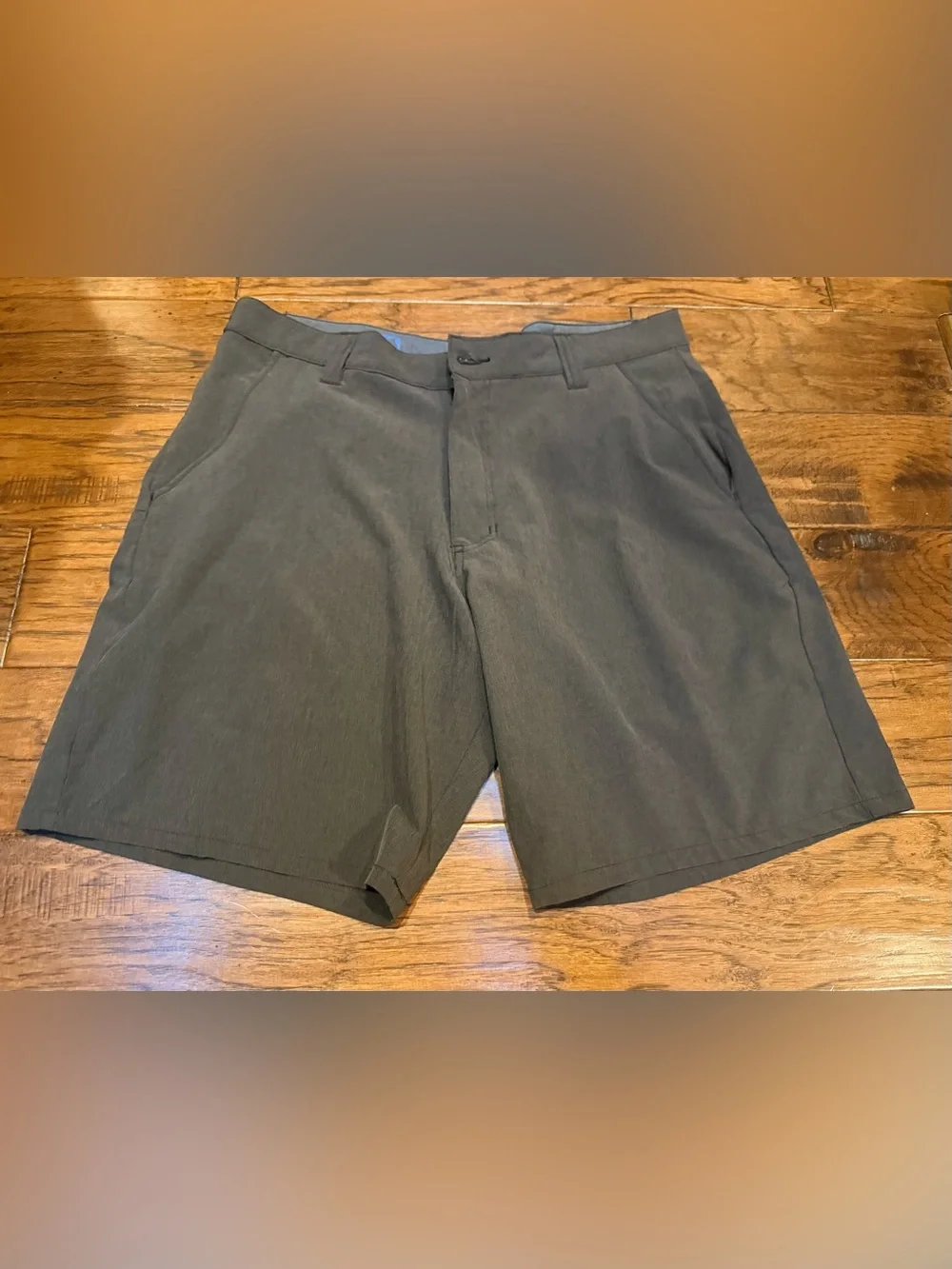 Reel Legends Men’s Size 36 Gray Outdoor Performance Fishing Shorts Quick Dry